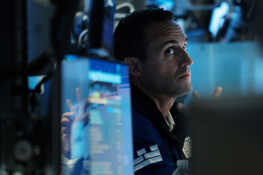 뉴욕증권거래소의 트레이더.   AFP연합